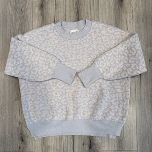 Abercrombie & Fitch Lavender Patterned Sweater